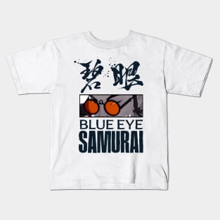 Mizu Eyes - Blue Eye Samurai Kids T-Shirt